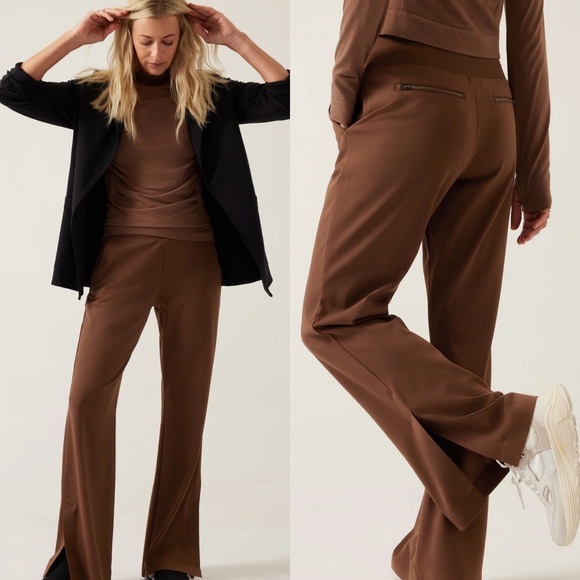 Athleta Pants - Athleta Venice Flare Pant in Brown Mahogany